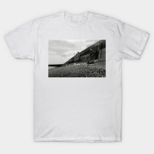 The Sea Defence Wall at Sheringham, Norfolk, UK T-Shirt